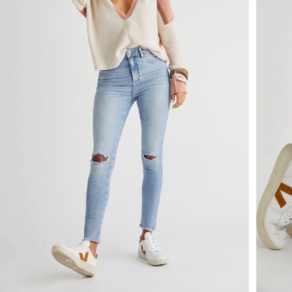 Free people high rise jean jeggings 24
